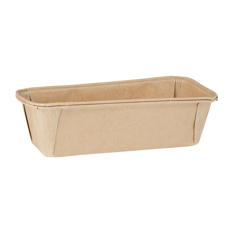 Kartonnen bakvorm - 2 stuks - 23,3x10,7x6,5 cm