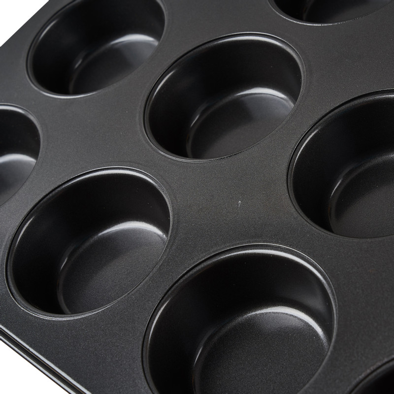 Muffinvorm - metaal - 12 cups