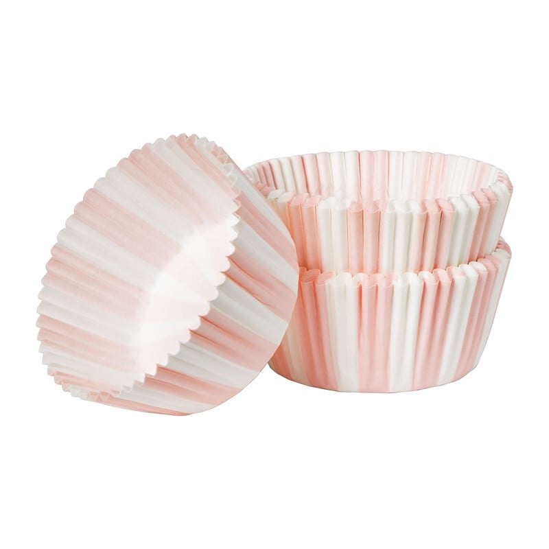 Cakevormpjes - roze - 60 stuks