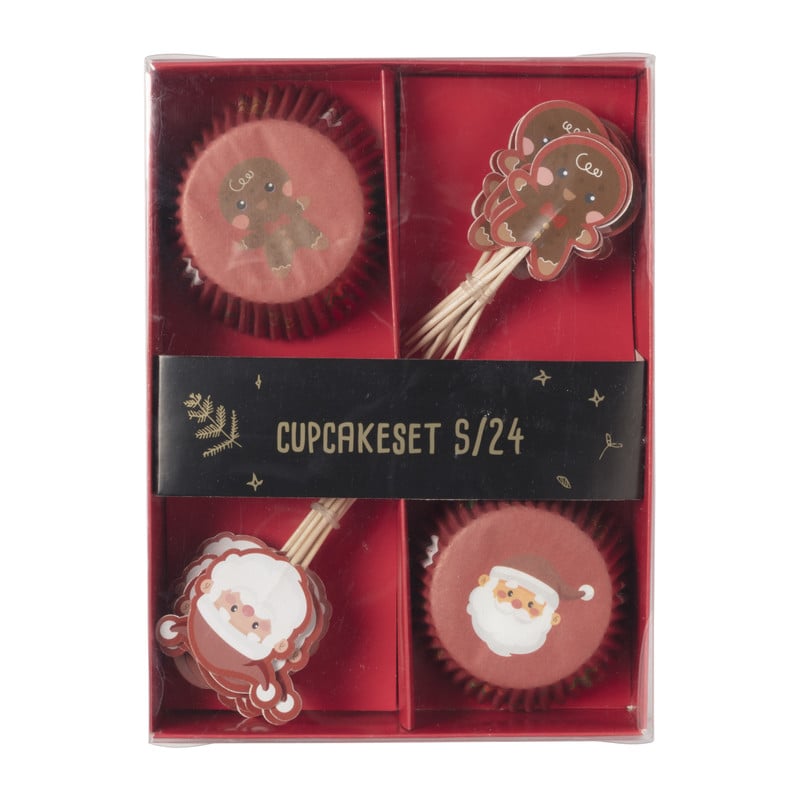 Cupcake set kerst - set van 2