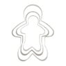 Uitsteekvormpjes gingerbread man - set van 3