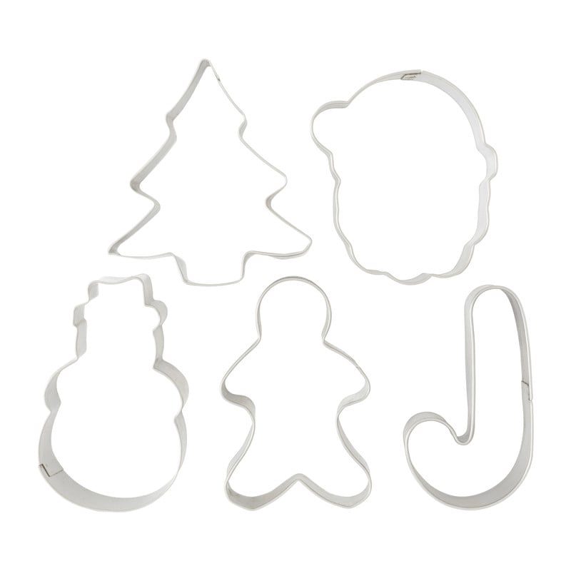 Uitsteekvormpjes mix - set van 5