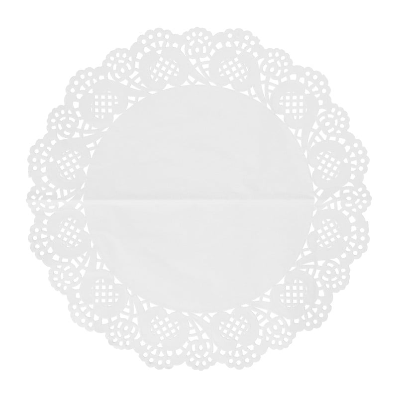 Papieren taartranden - ø26 cm - set van 6
