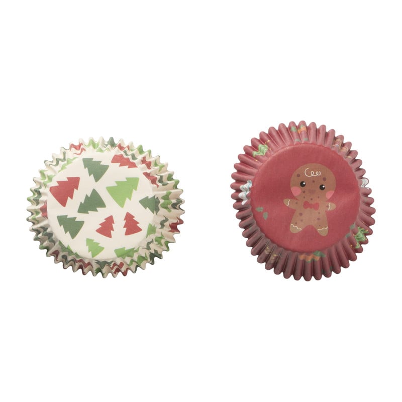 Kerst cupcake set - set van 24