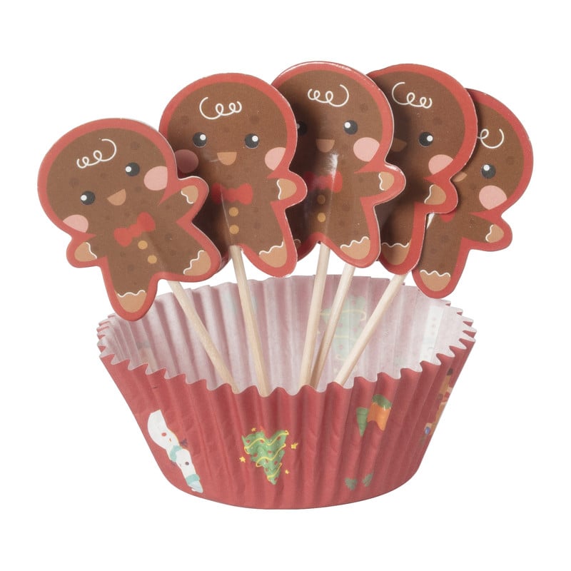 Kerst cupcake set - set van 24