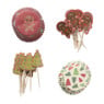 Kerst cupcake set - set van 24