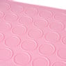 Macaron mat - roze - 25x28 cm