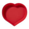 Bakvorm hart - rood - 25x23x4 cm