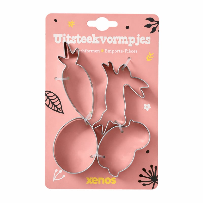 Uitsteekvormpjes pasen - set van 4