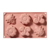 Bakvorm bloemen - siliconen - 3x28.5x17 cm