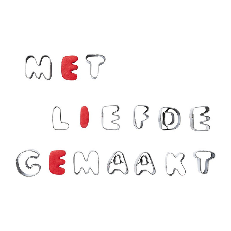 Uitsteekvormpjes alfabet