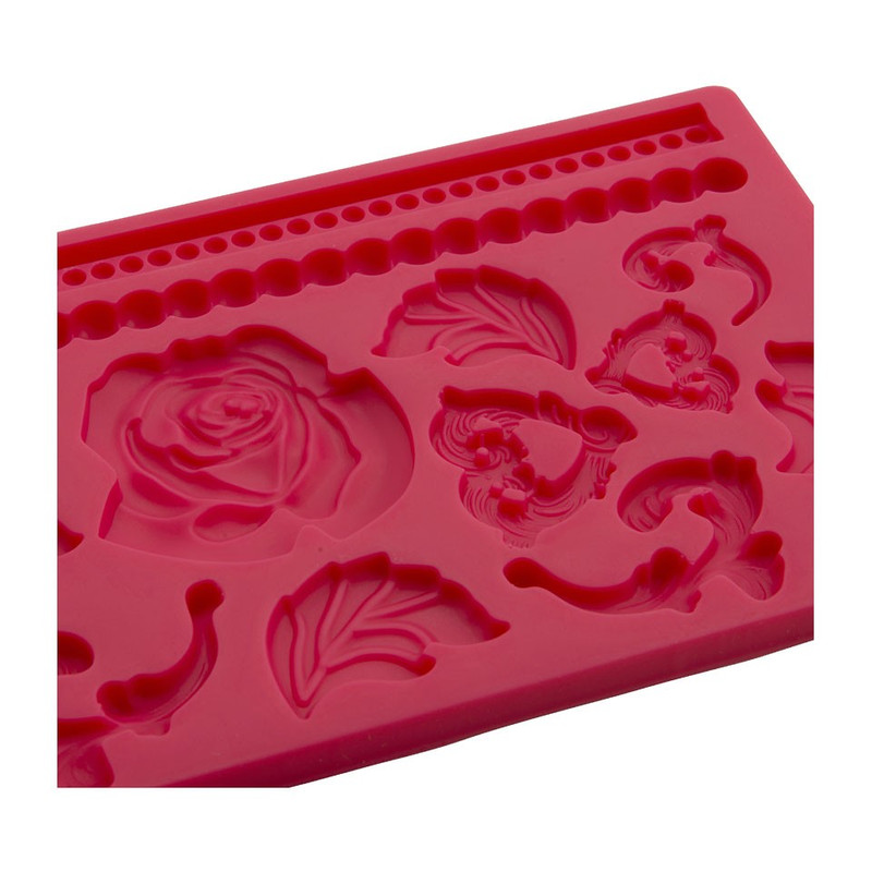 Fondant decoratie - roos