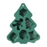 Bakvorm kerstfiguren - groen - 22x18x2.5cm