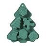 Bakvorm kerstfiguren - groen - 22x18x2.5cm