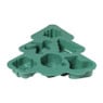 Bakvorm kerstfiguren - groen - 22x18x2.5cm