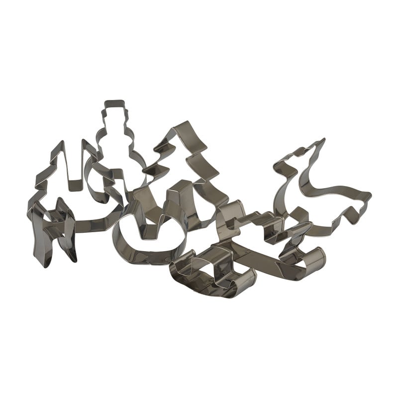Koekvormpjes 3D - 4 vormen