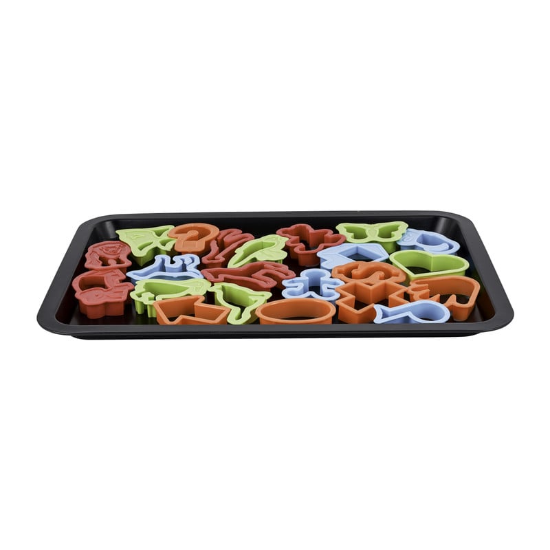 Bakplaat met koekvormpjes - 43x29x2cm