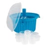 Cupcake bewaardoos - 24 stuks - blauw