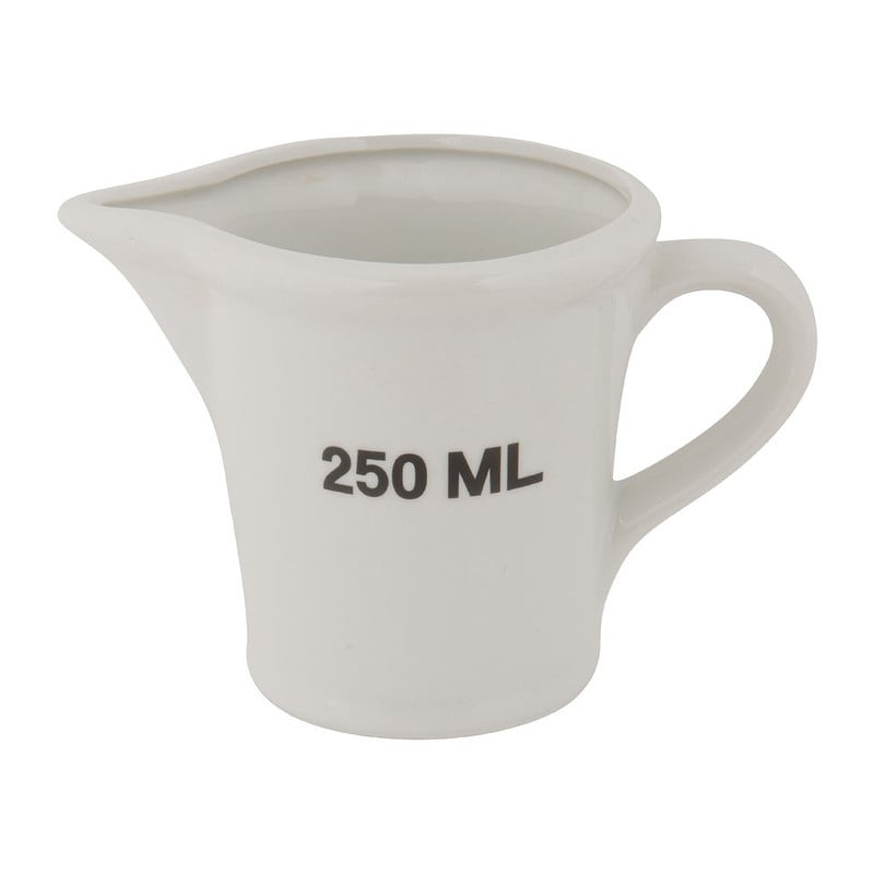 Maatbeker wit - 250 ml