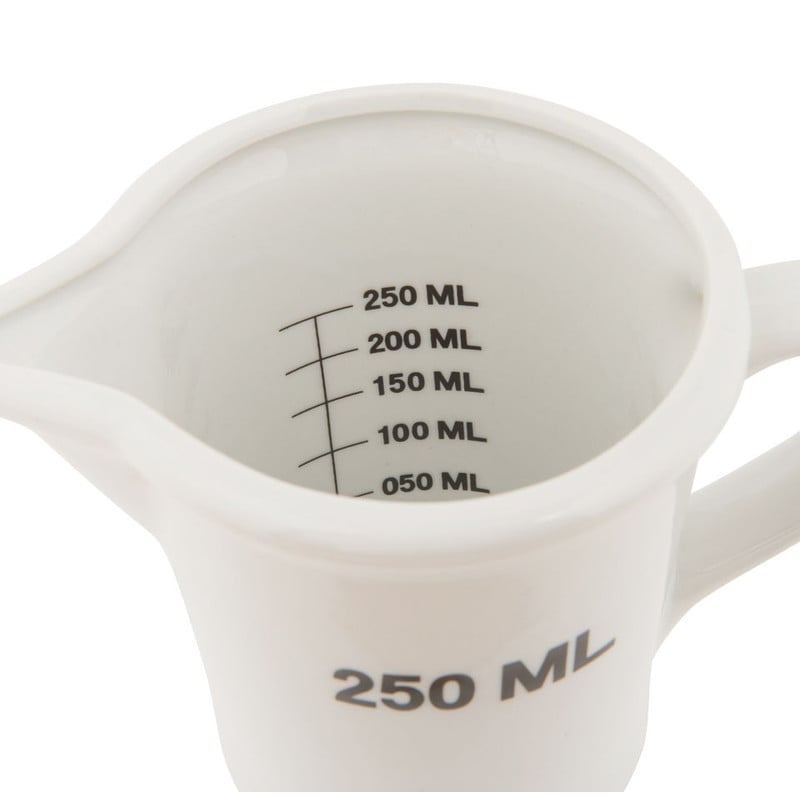 Maatbeker wit - 250 ml