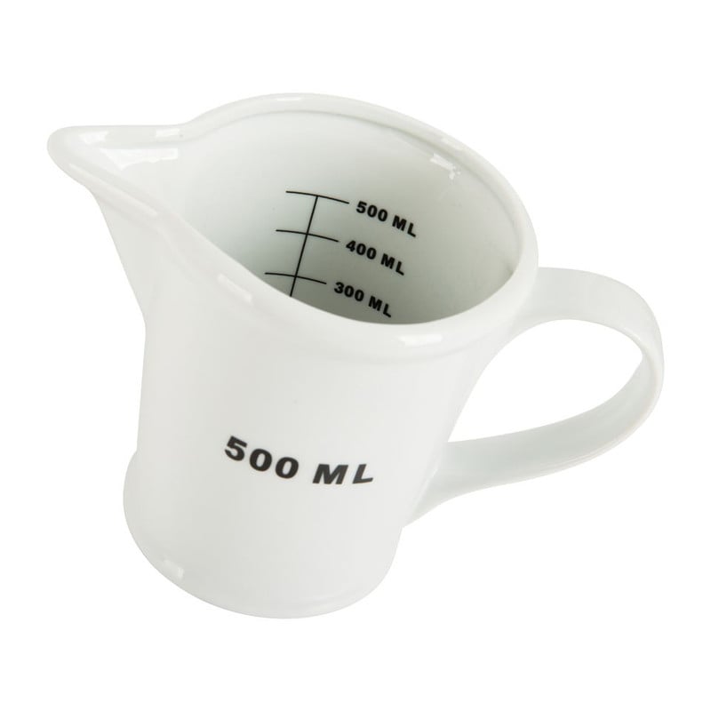 Maatbeker porselein - 500 ml