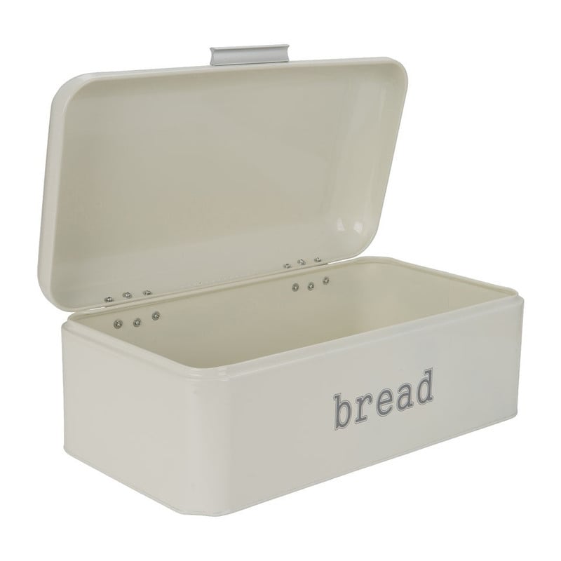 Broodtrommel retro - 22x42x16.5 cm - crème