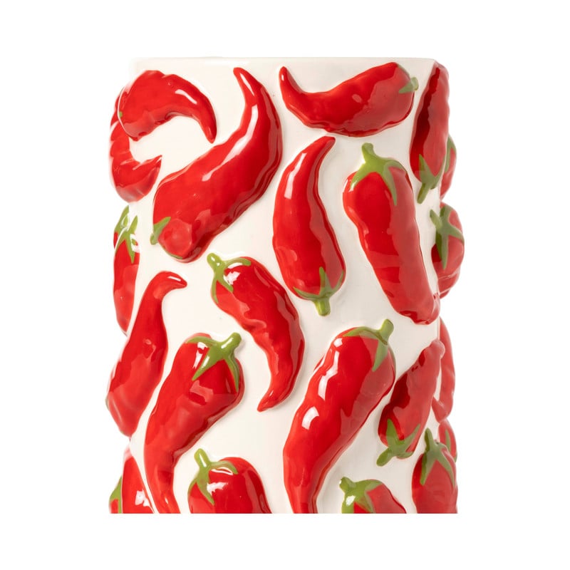 Keukengerei pot peper - rood - ø11.5x20 cm