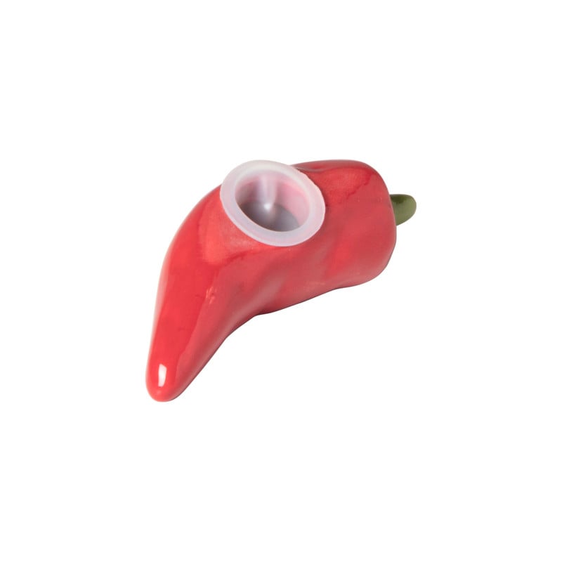 Peper- of zoutvaatje peper - rood - 4x4x4 cm