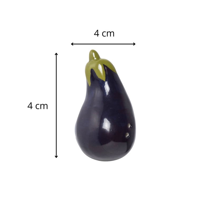 Peper- of zoutvaatje aubergine - paars - 4x4x4 cm