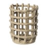 Keukengerei pot keramiek - beige - ø13.5x17 cm