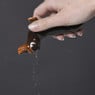 Peper- en zout stel teckel - bruin - 6.2x12x3.5 cm
