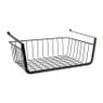 Hangmand voor onder plank - zwart - 36x25x13 cm