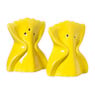 Pepervaatje pasta farfelle - geel - 8x6.5x4.5 cm