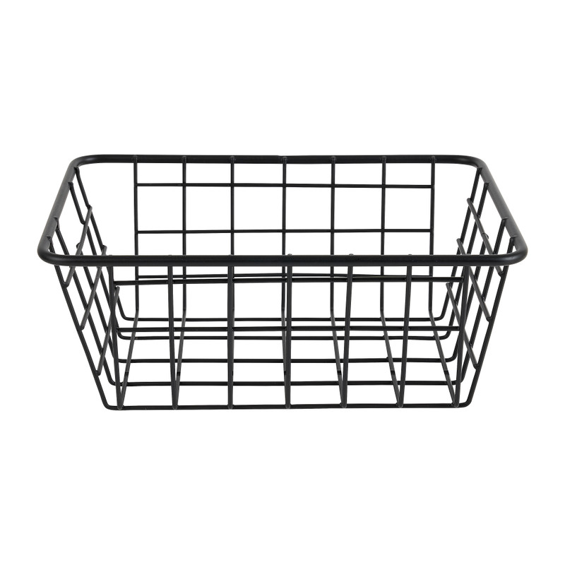 Draadmand small - zwart - 20x15,5x8 cm