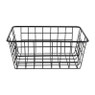 Draadmand medium - zwart - 24x18x10 cm