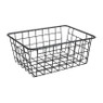 Draadmand medium - zwart - 24x18x10 cm