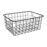 Draadmand large - zwart - 28x22x12,5 cm