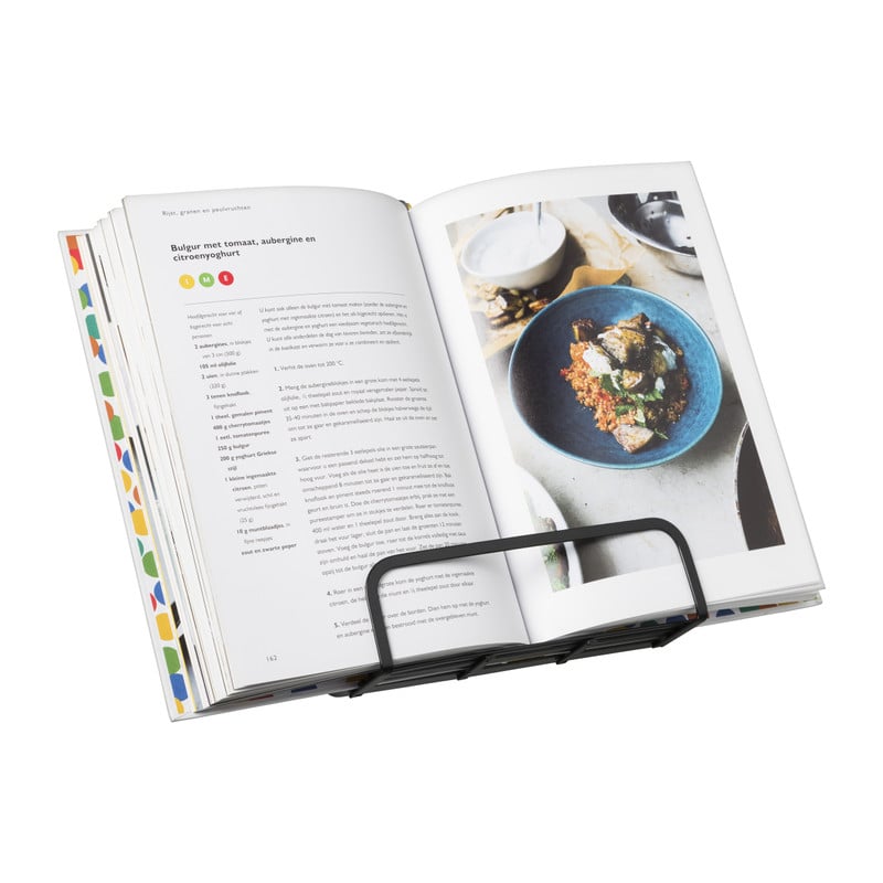 Standaard voor boek - metaal - 23x19 cm 