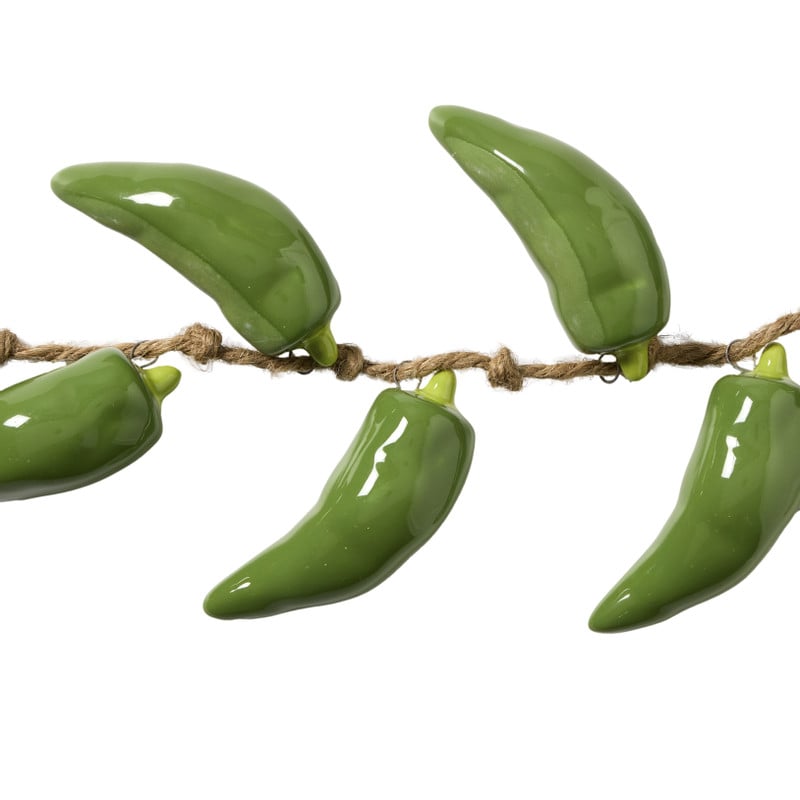 Peperslinger - groen - 29 cm