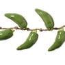 Peperslinger - groen - 29 cm
