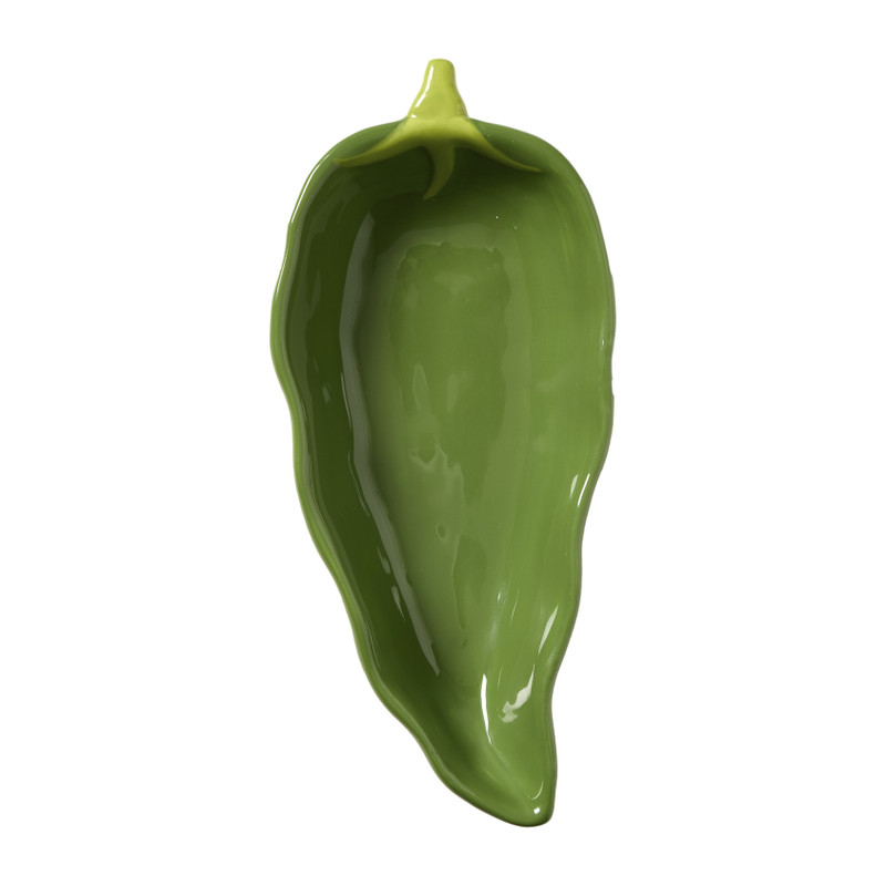 Schaaltje peper klein - groen - 4.5x10.3x23.5cm