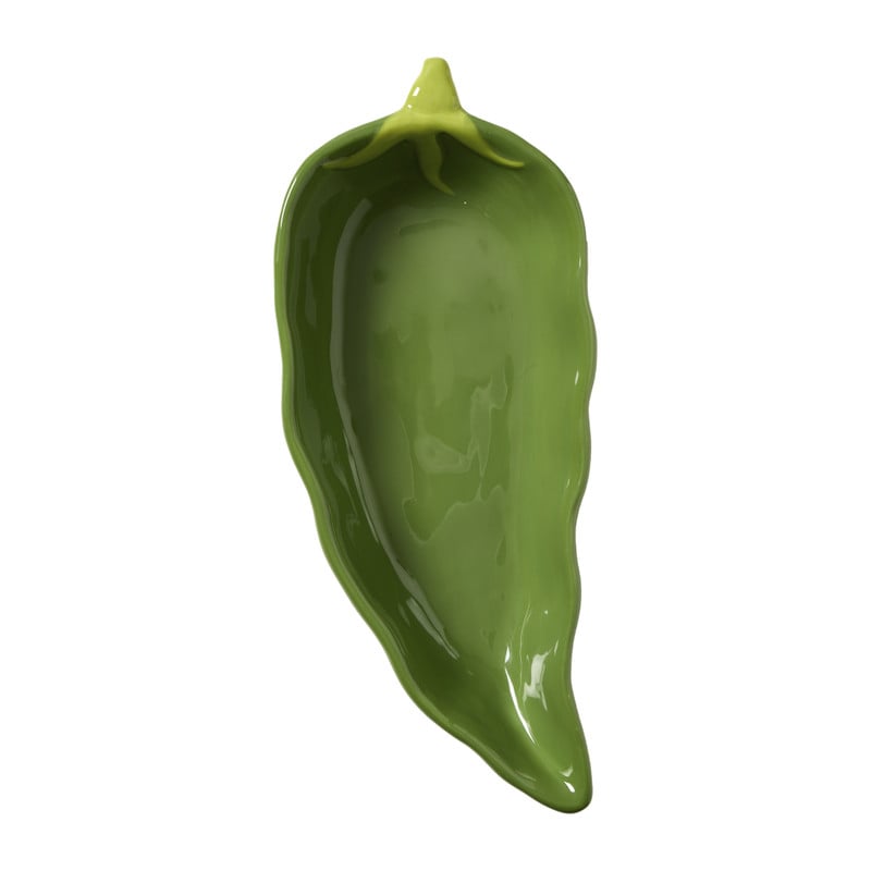 Schaaltje peper groot - groen - 4.5x11.4x28 cm