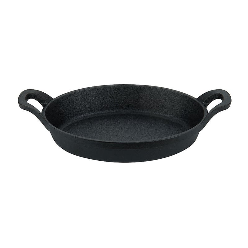 Ovenschaal ovaal - gietijzer - 22 cm