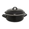 Braadpan - 22 cm - zwart