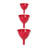 Trechter - set van 3 - rood