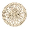 Panonderzetter bloem rond - mais - ø20 cm