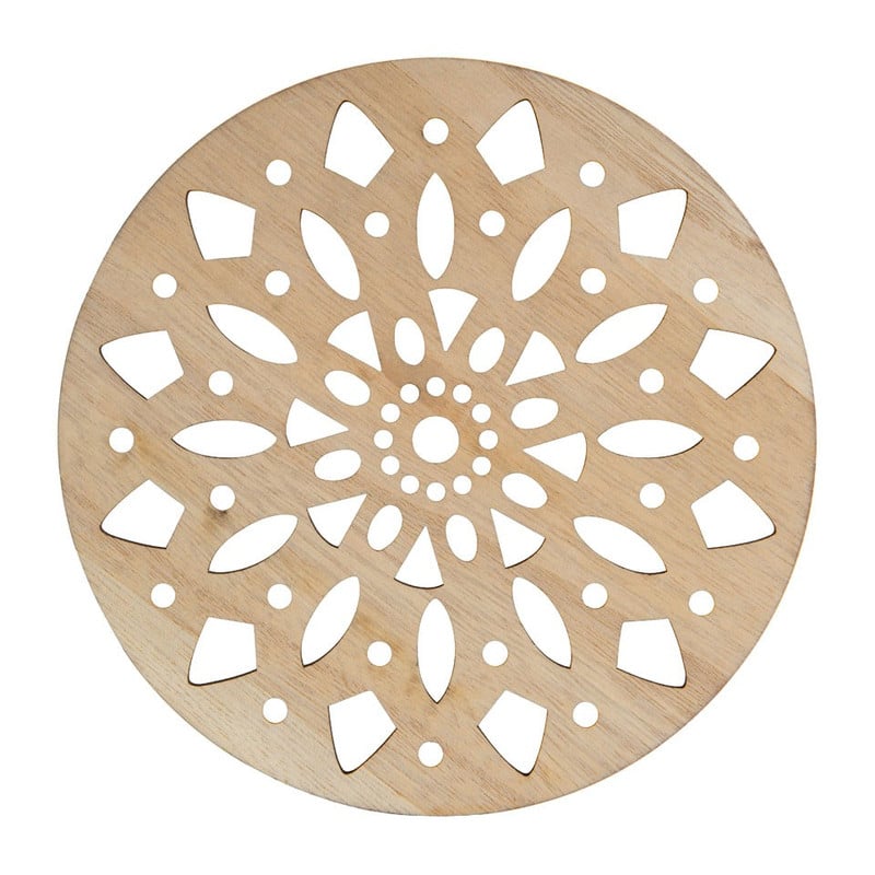 Panonderzetter hout - diverse varianten - 18 cm