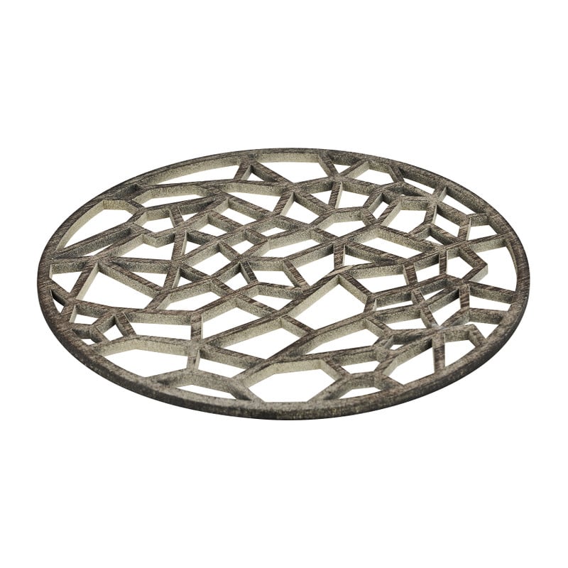 Panonderzetter hout grafisch - 18 cm