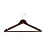Kledinghangers hout - bruin - set van 5