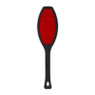 Kledingborstel - zwart/rood - 26x6x2 cm